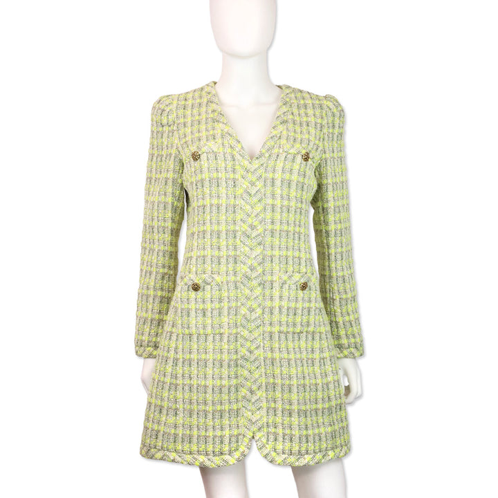 Tuckernuck Citron Tweed Coralie Dress