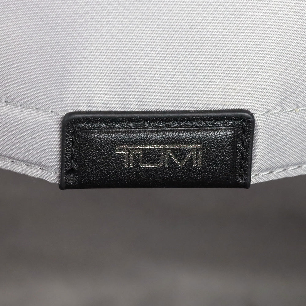 Tumi Black Leather Linz Large Caryall