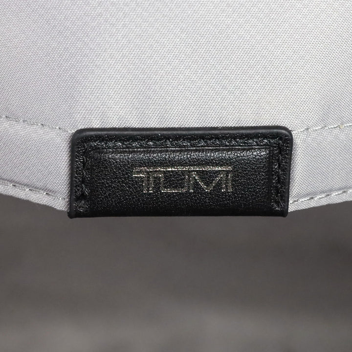 Tumi Black Leather Linz Large Caryall