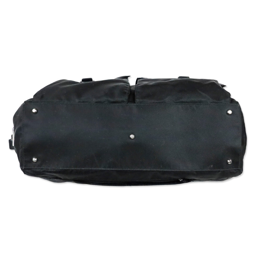 Tumi Black Voyageur Cortina Boarding Tote