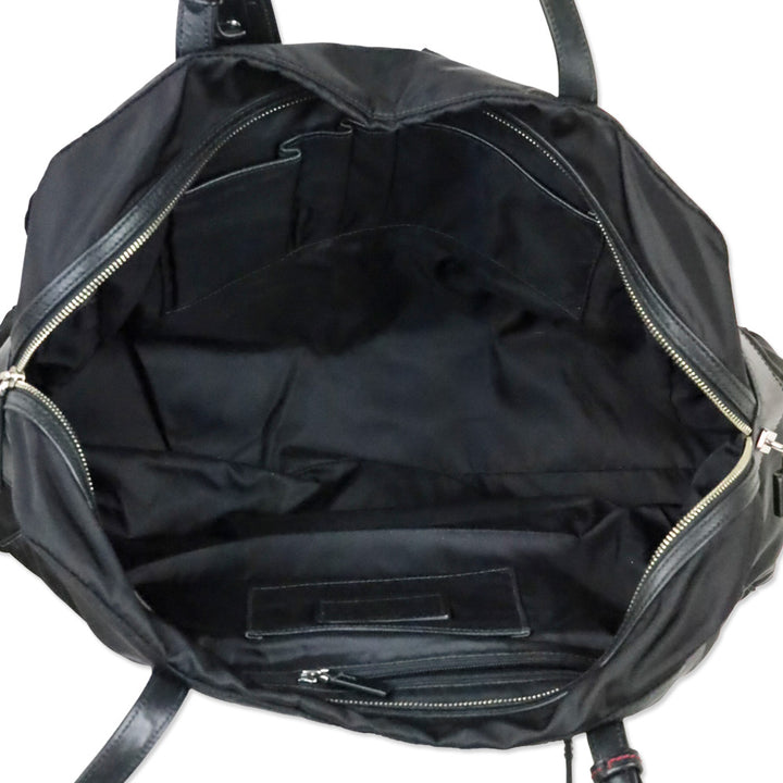 Tumi Black Voyageur Cortina Boarding Tote