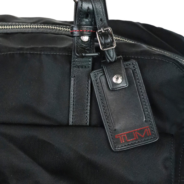 Tumi Black Voyageur Cortina Boarding Tote