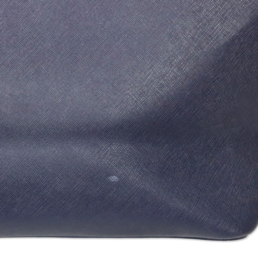 Tumi Indigo Blue Saffiano Leather Large Tote
