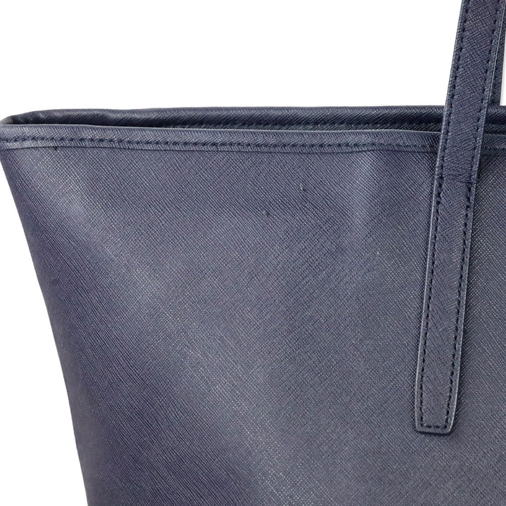 Tumi Indigo Blue Saffiano Leather Large Tote