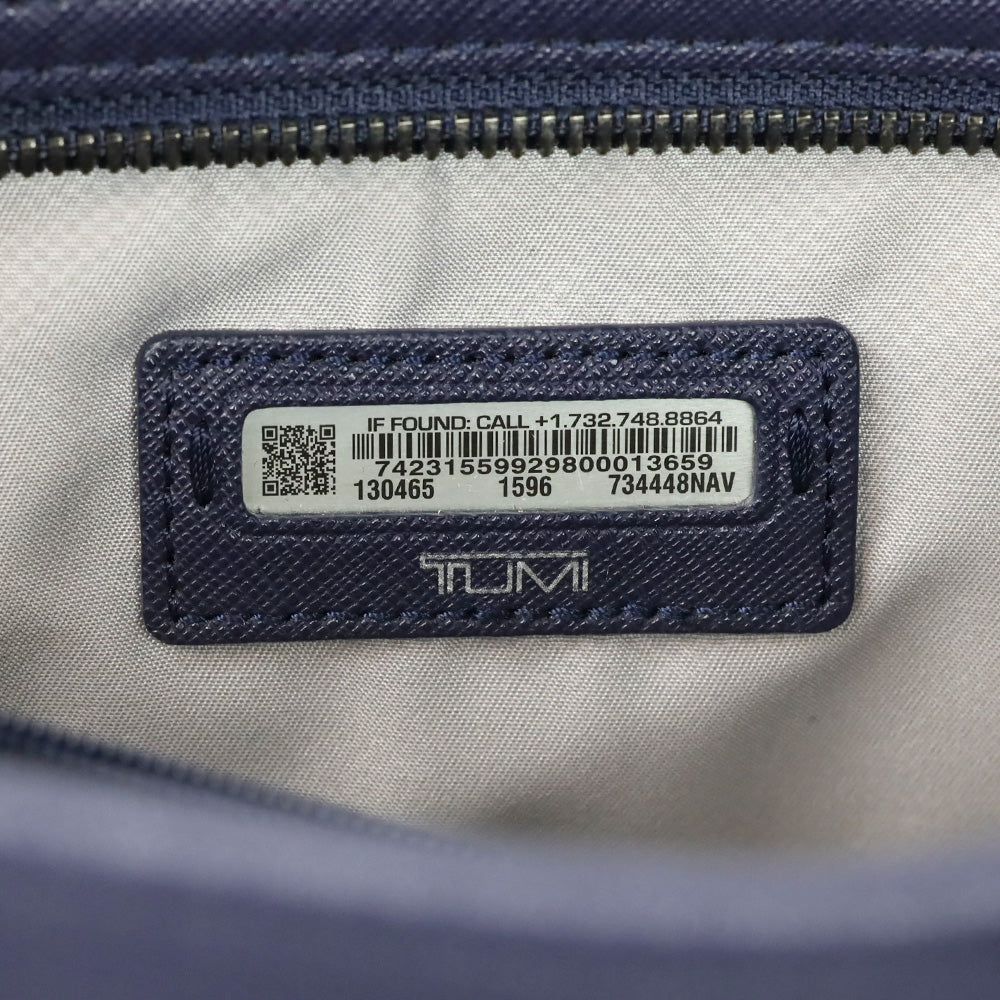 Tumi Indigo Blue Saffiano Leather Large Tote