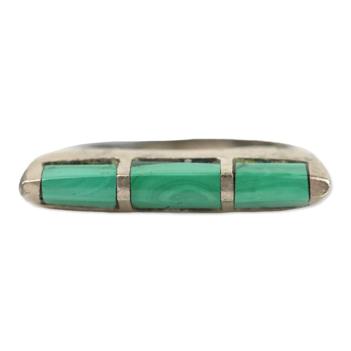 Turquoise Inlay Thin Band Ring