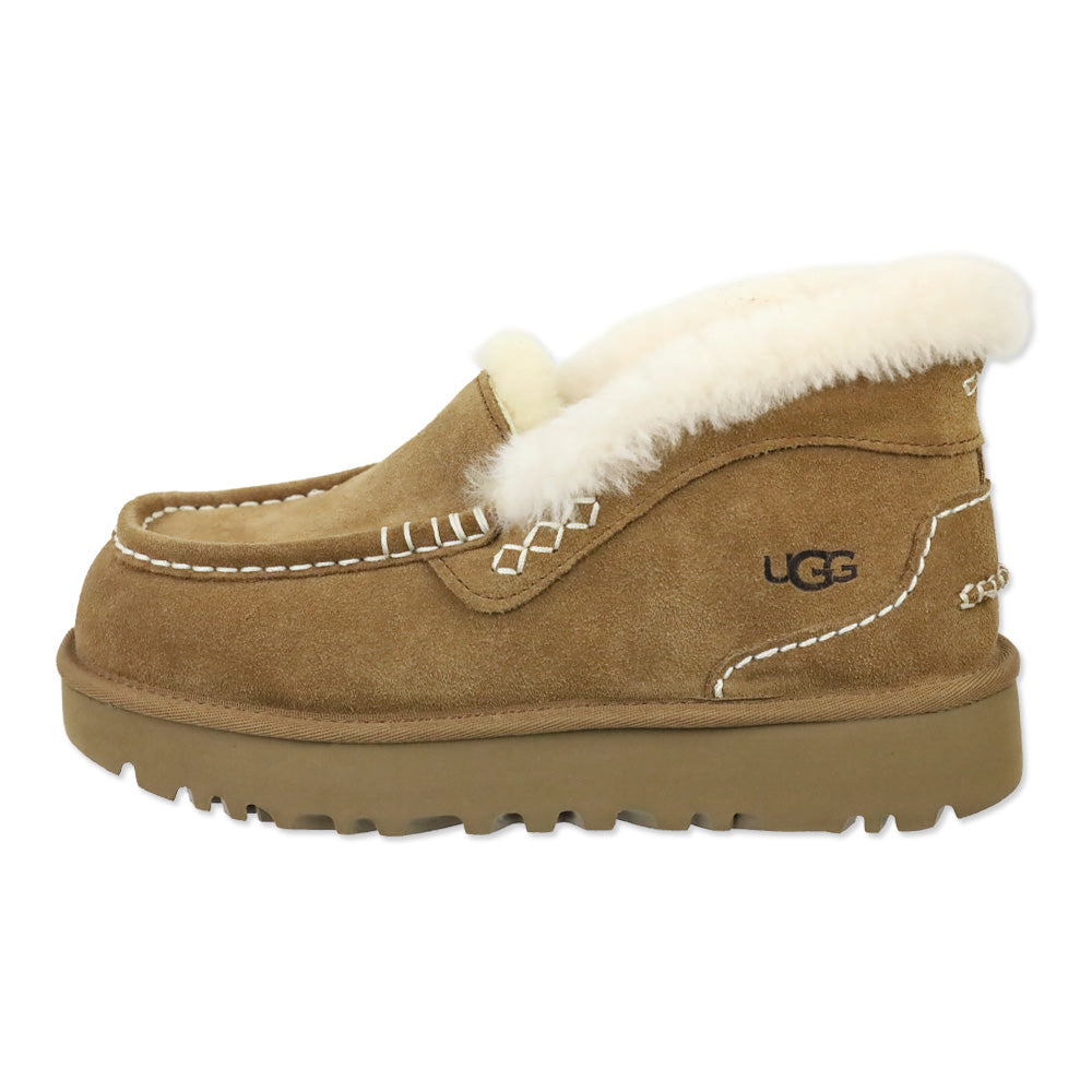 UGG Ansley Parc Brown Suede Shearling Lined Boot