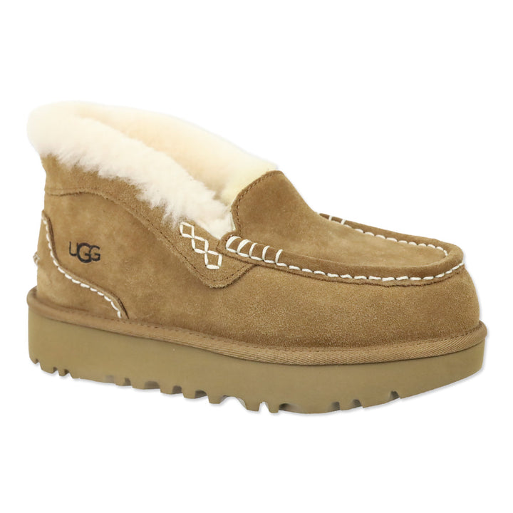 UGG Ansley Parc Brown Suede Shearling Lined Boot