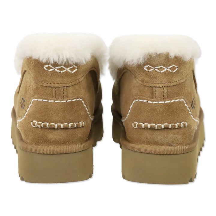 UGG Ansley Parc Brown Suede Shearling Lined Boot