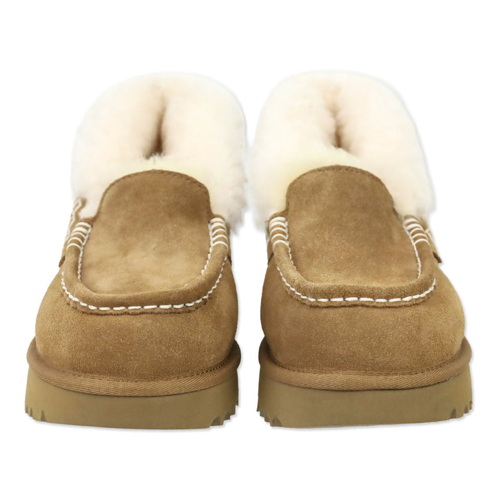 UGG Ansley Parc Brown Suede Shearling Lined Boot
