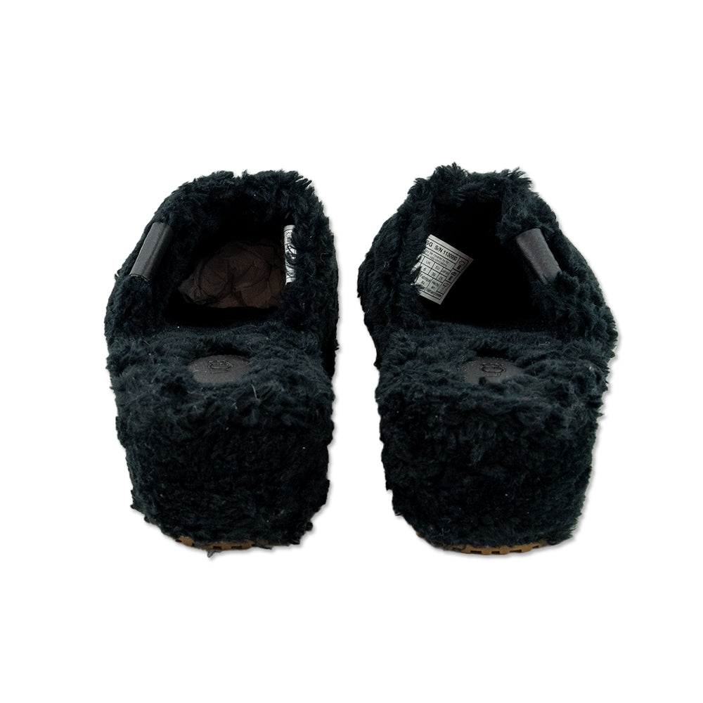 UGG Black Fuzz Sugar Clogs