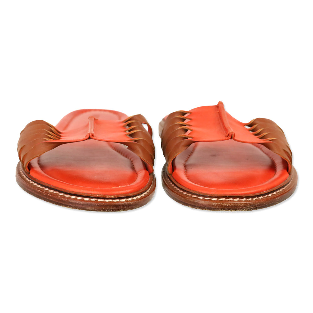 Ulla Johnson Chili Ameya Twisted Contrast Slide