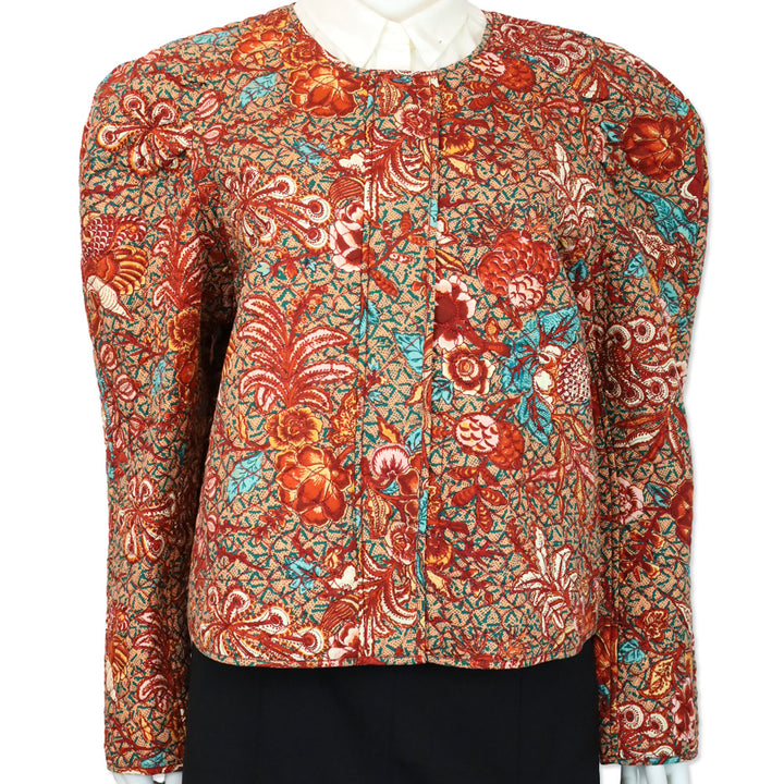 Ulla Johnson Primrose Floral Quilted Esti Jacket