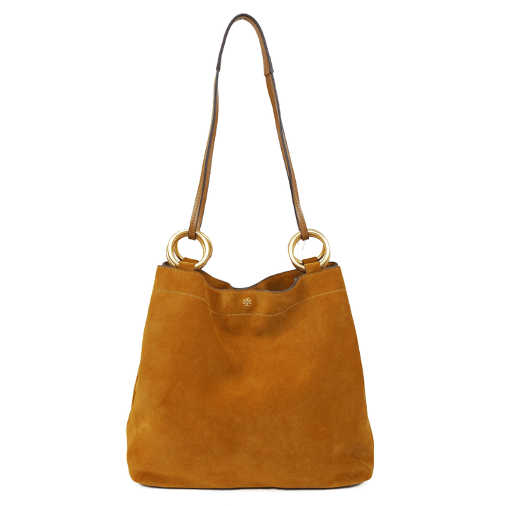 Tory Burch Tan Suede Farrah Tote