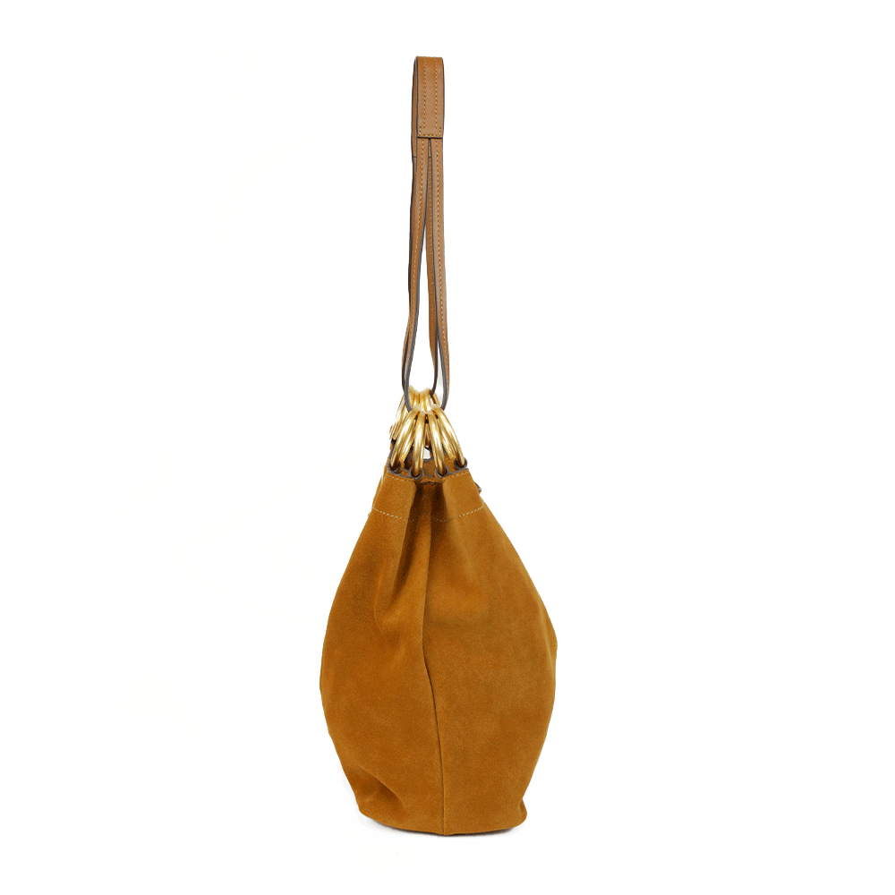 Tory Burch Tan Suede Farrah Tote