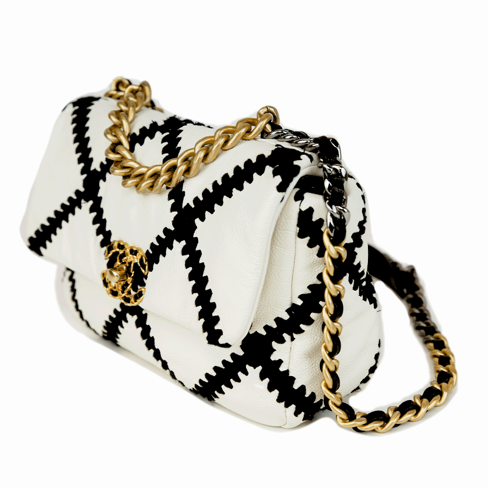 Chanel 19 Medium Crochet Flap Bag  DBLTKE Luxury Consignment Boutique