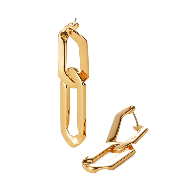 Jenny Bird Gold Rafael Chain Drop Earrings