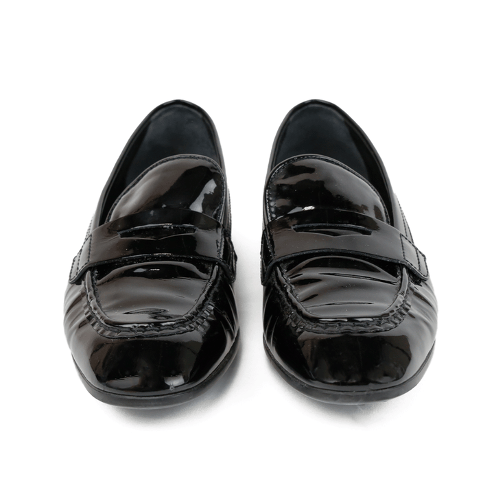Tod's Black Patent Leather Loafers