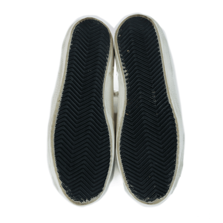  Golden Goose White Leather Superstar Sneakers