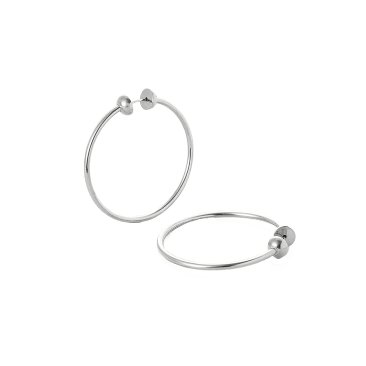 Jenny Bird Silver Small Icon Hoops