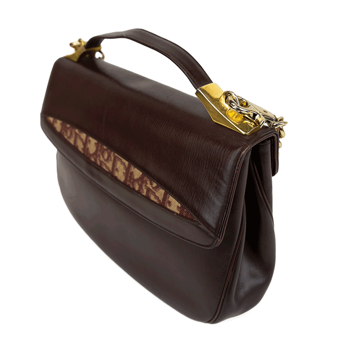 Christian Dior Vintage Burgundy Shoulder Bag