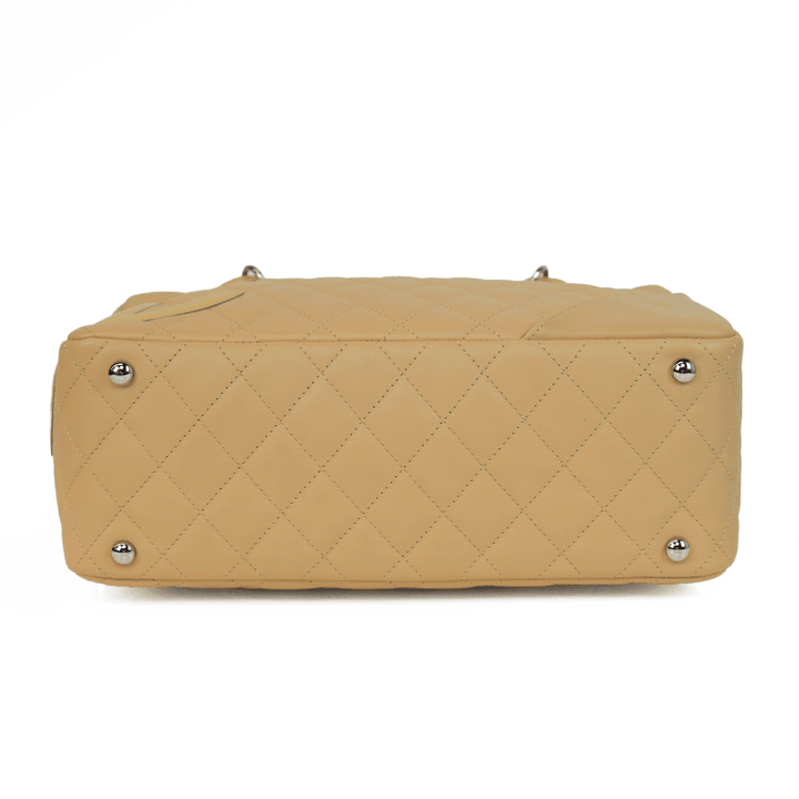 Chanel Nude Medium Ligne Cambon Bowler Bag
