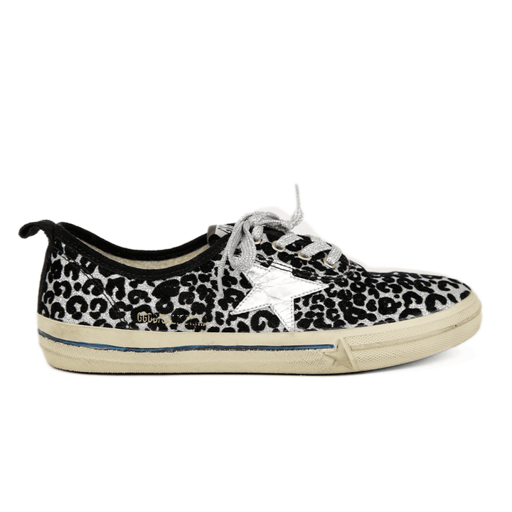 Golden Goose Leopard Print Superstar Sneakers