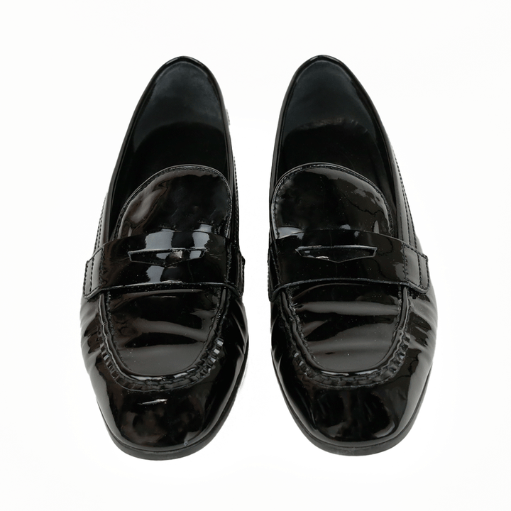 Tod's Black Patent Leather Loafers