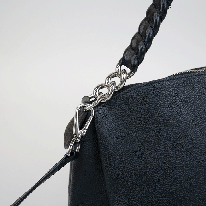 Louis Vuitton Black Mahina Babylone Chain BB Bag
