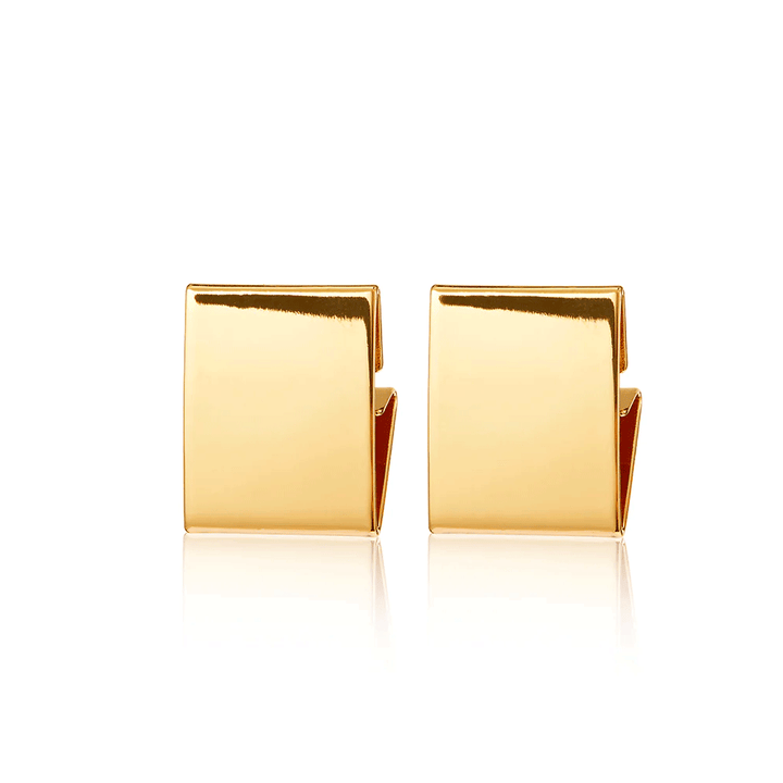 Jenny Bird All Love Large Gold Plated Stud Earrings