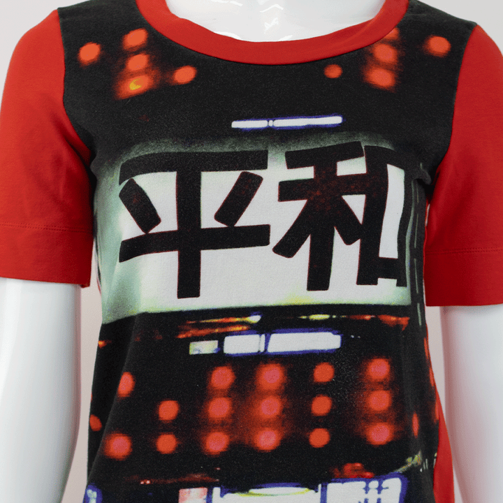 Love Moschino Graphic Print T Shirt Dress