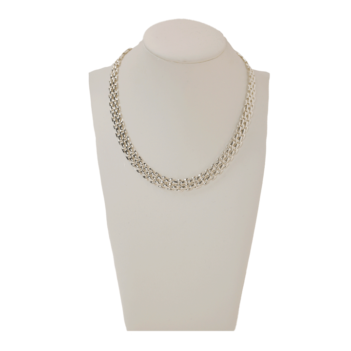 Jenny Bird Silver Francis Choker Necklace