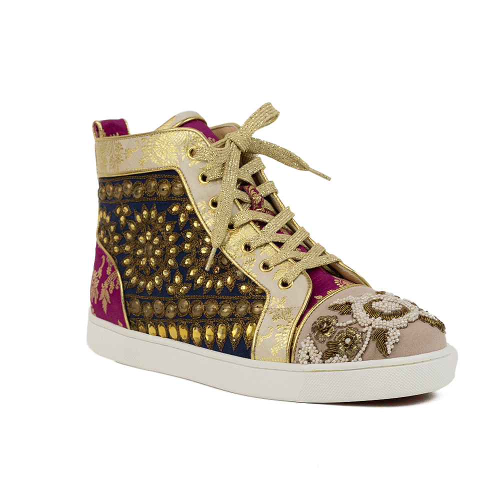 Christian Louboutin x Sabyasachi Limited Edition High Top Sneakers