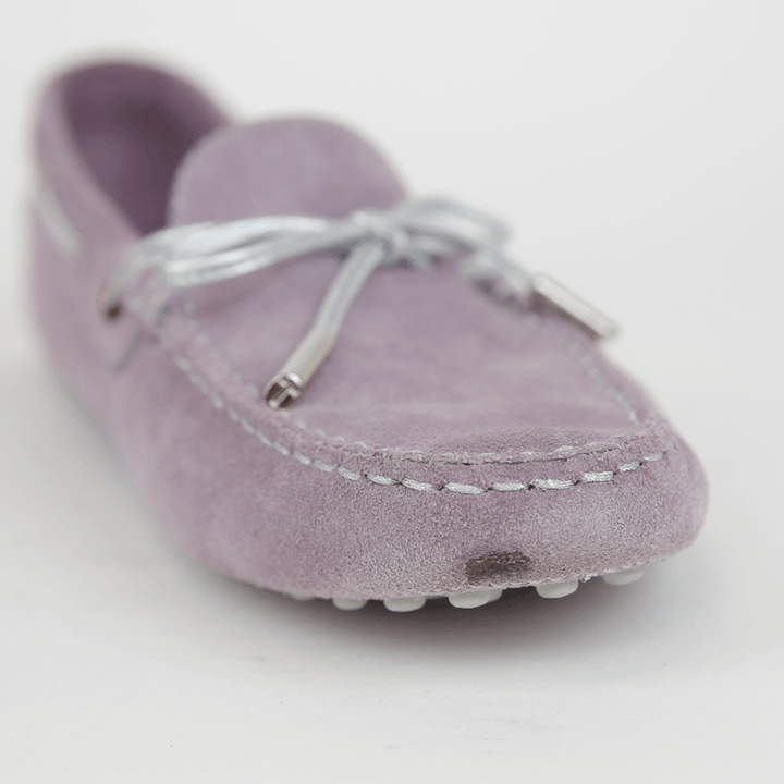 Tod's Lilac Suede Loafers