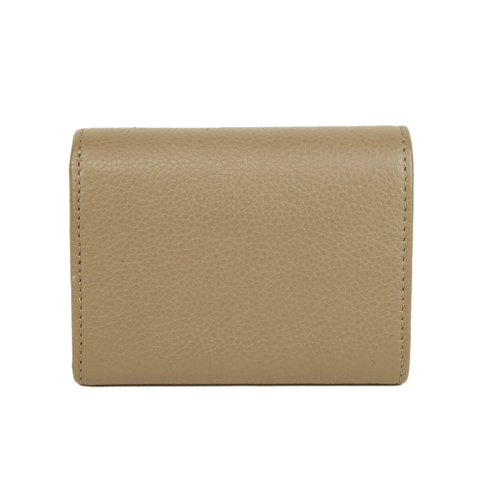 back view of See By Chloe Lizzie Tri-Fold Leather Wallet