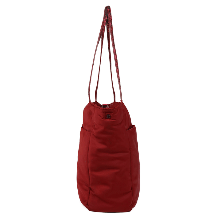 MZ Wallace Red Bowery Quatro Nylon Tote Bag