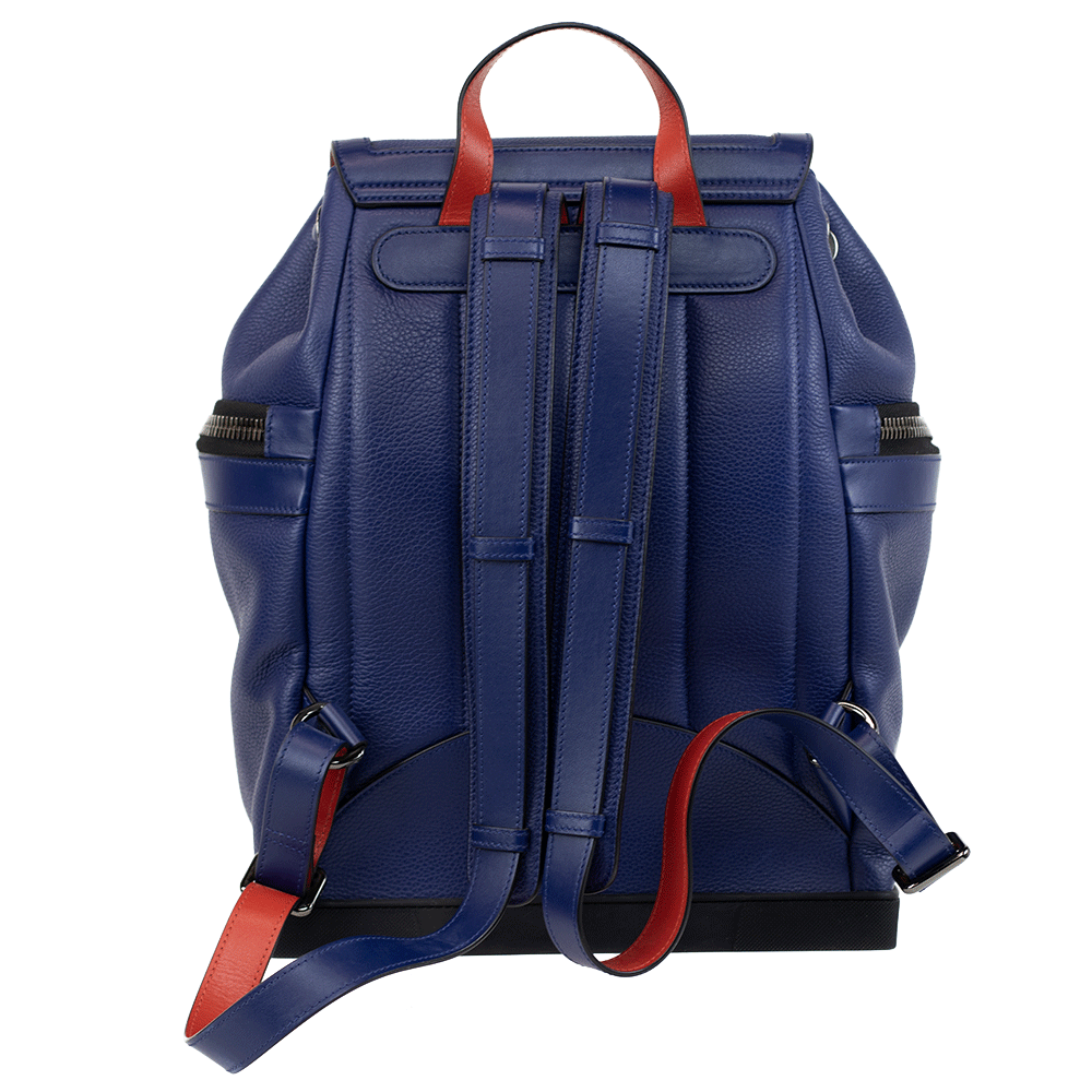 Christian Louboutin Explorafunk Navy Leather Backpack