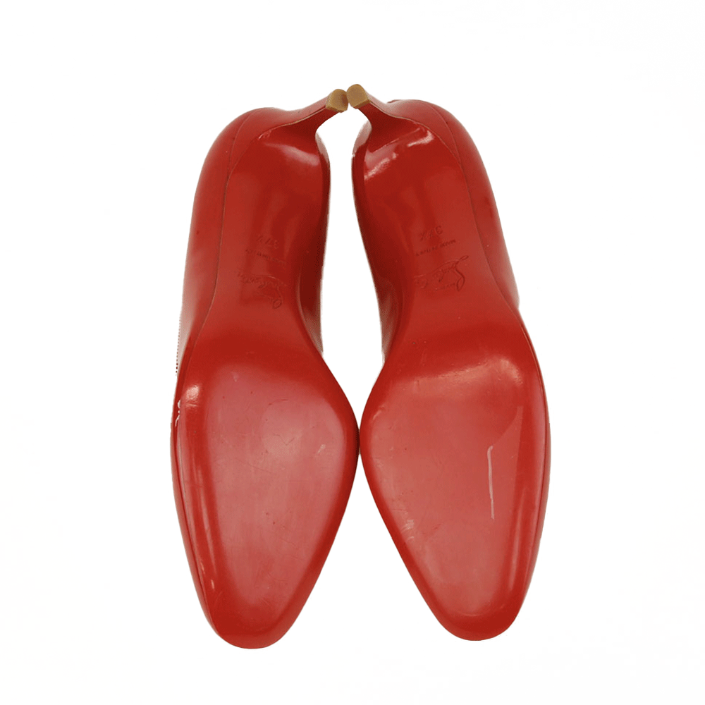 Christian Louboutin Red Patent Leather Pumps