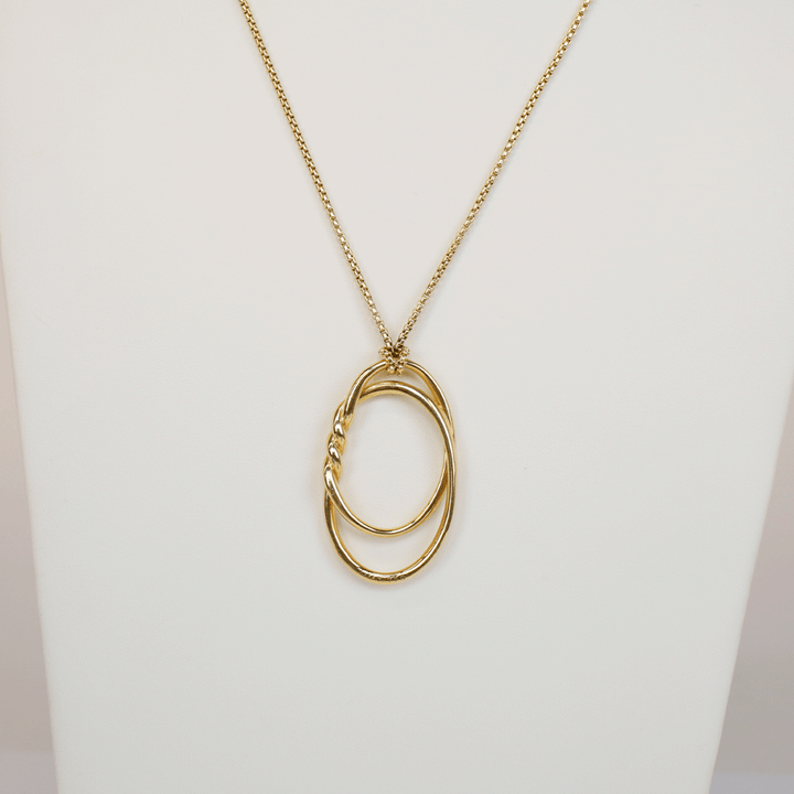 David Yurman Continuance 18 KT Gold Pendant Necklace