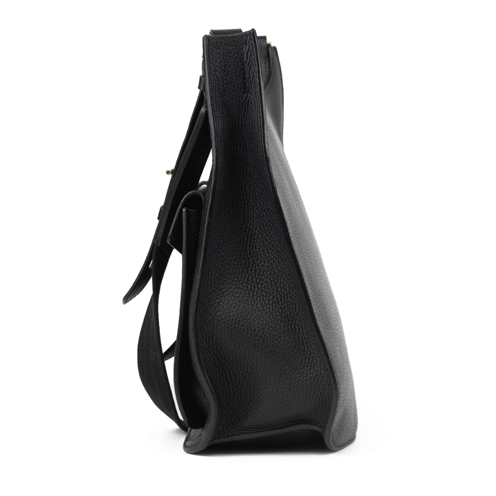 Tom Ford Small T Twist Black Leather Crossbody Bag