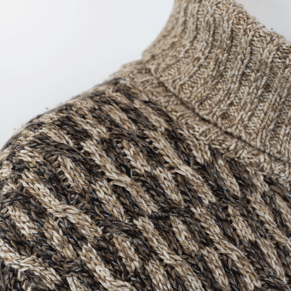 Veronica Beard Brown Knit Turtle Neck Sweater