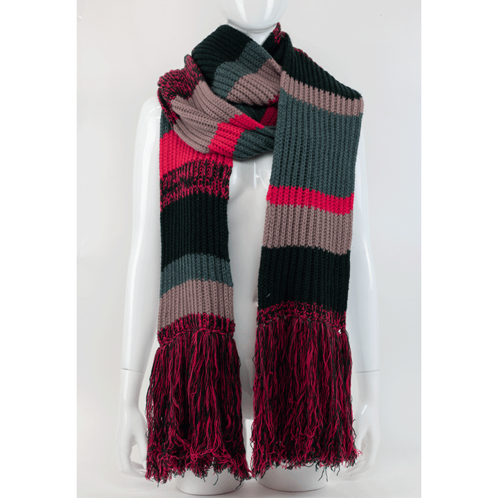 Burberry Multicolor Striped Oblong Scarf