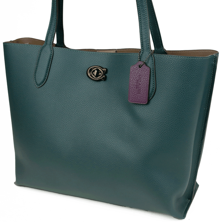 Coach Green Leather Willow Tote