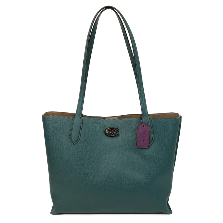 Coach Green Leather Willow Tote