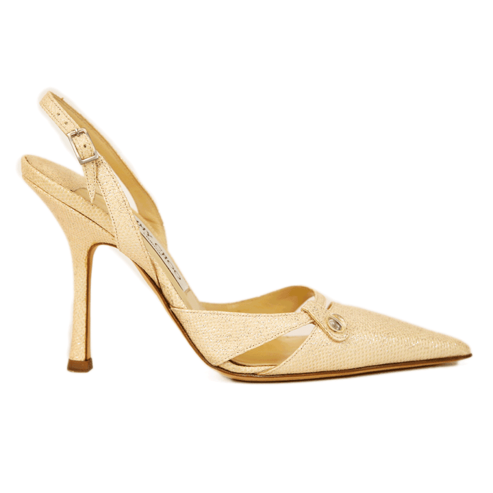 Jimmy Choo Tatiana Karung Glitter Pumps