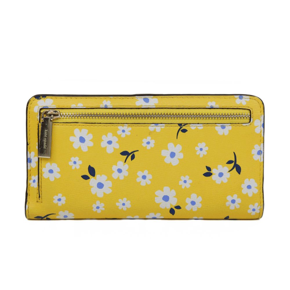 Kate Spade New York Breezy Floral Small Cameron Leather Bi-fold