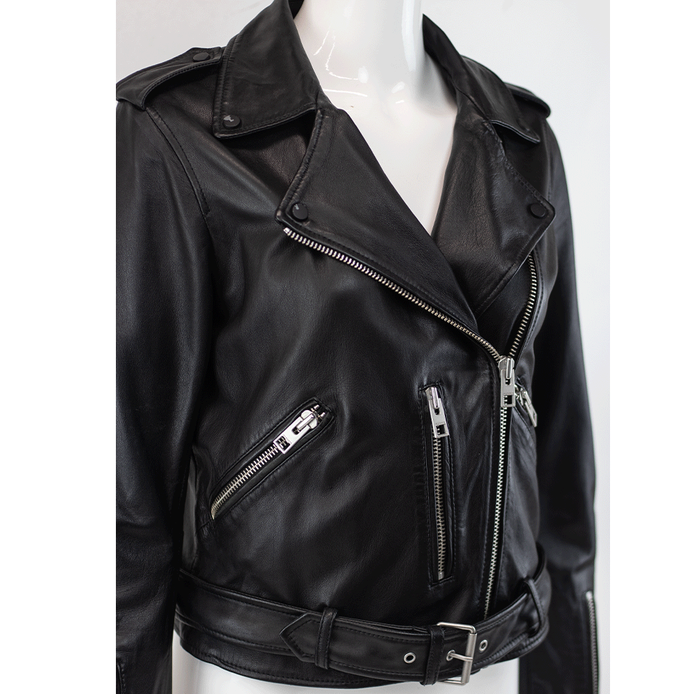 AllSaints Balfern Leather Biker Jacket