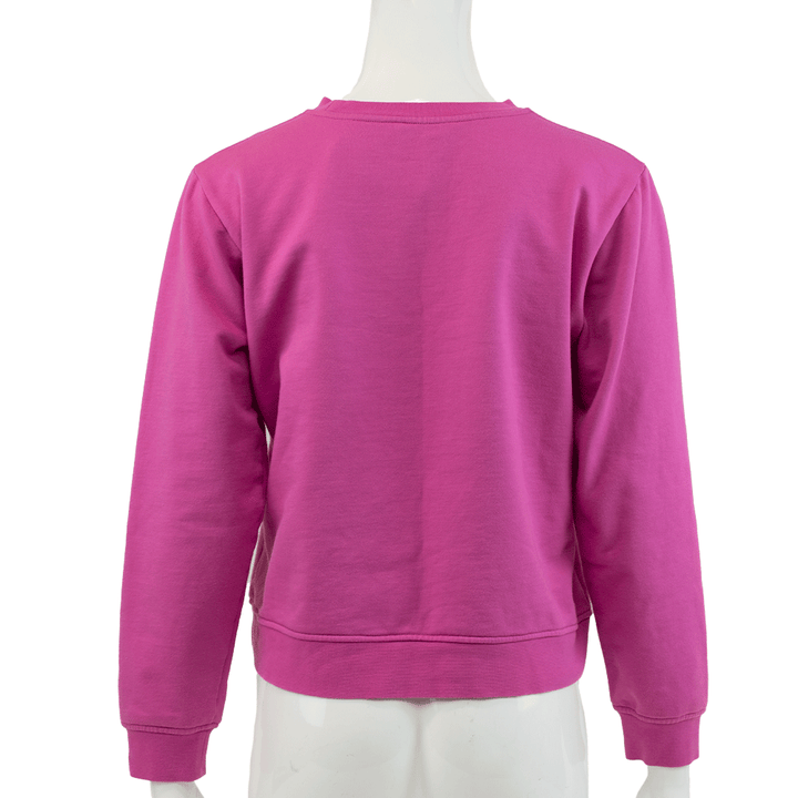 Ganni University of Love Pink Sweatshirt