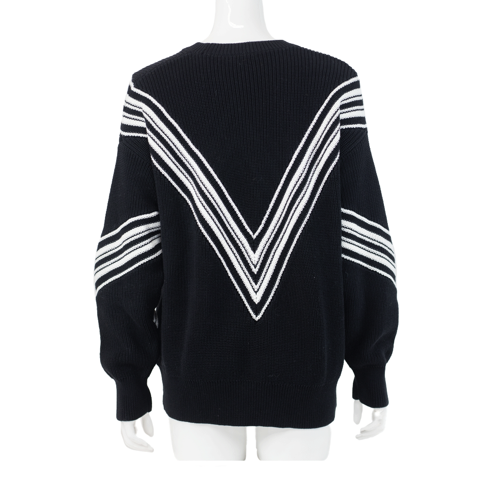 Rag & Bone Leon Black & White Knit Sweater