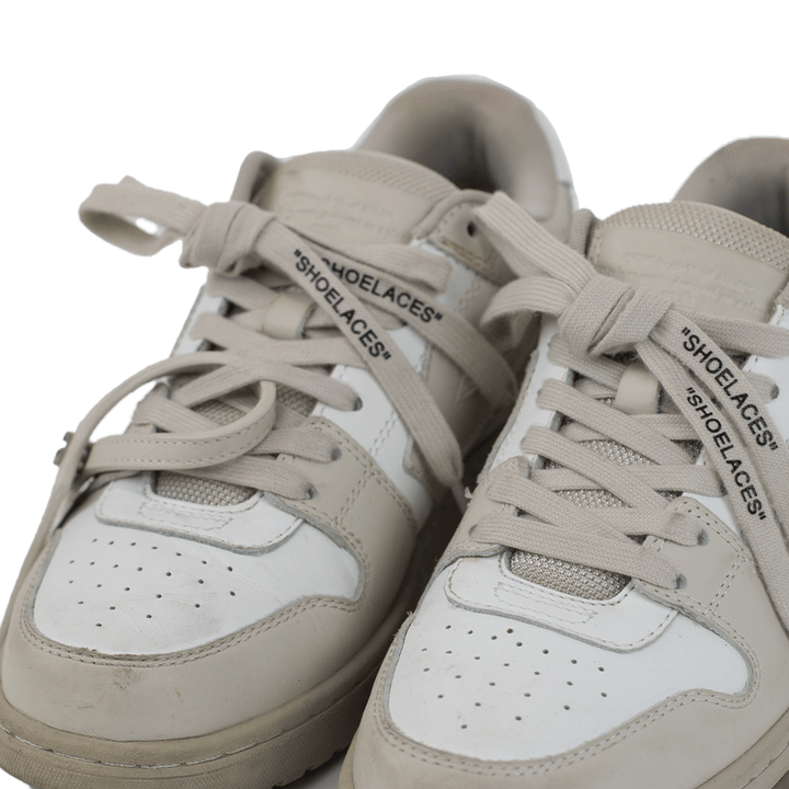 Off-White Out Of Office Beige & White Sneakers
